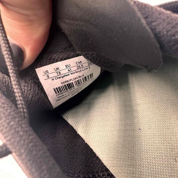 Lululemon Women's Grey Chargefeel Workout Low 2 Workout Sneakers Size US 9 - Picture 9 of 9